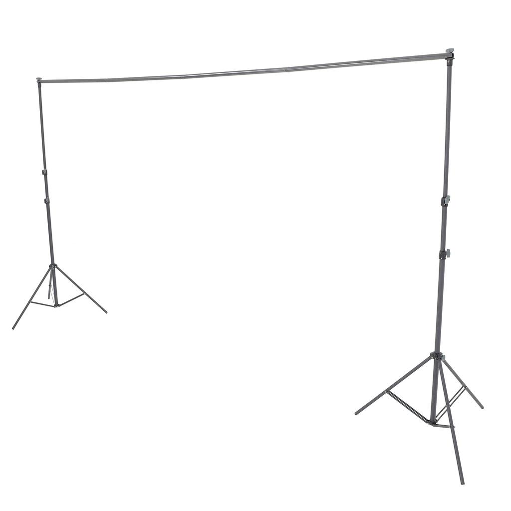 Backdrop Stand 9.84x9.84ft Photo Studio Adjustable Background Stand Support Kit with 4 Clips and 4