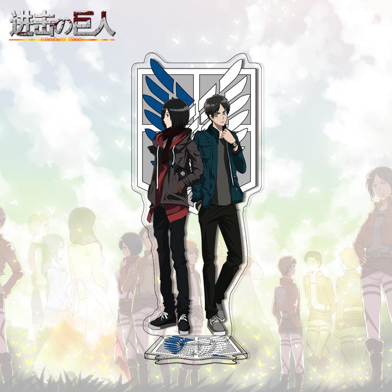 On Attack Titan Acrylic Stand 41-80 Anime Figure Custom Made Drop Shipping Distributor Merchandise For Kids Adults Children's Birthday Gift Holiday