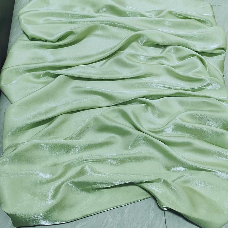 Wide 150cm 1Yard Mermaid Girl Gradient Color Fantasy Satin Fabric for Wedding Dress Hanfu Fashion Clothing Diy Sewing Cloth