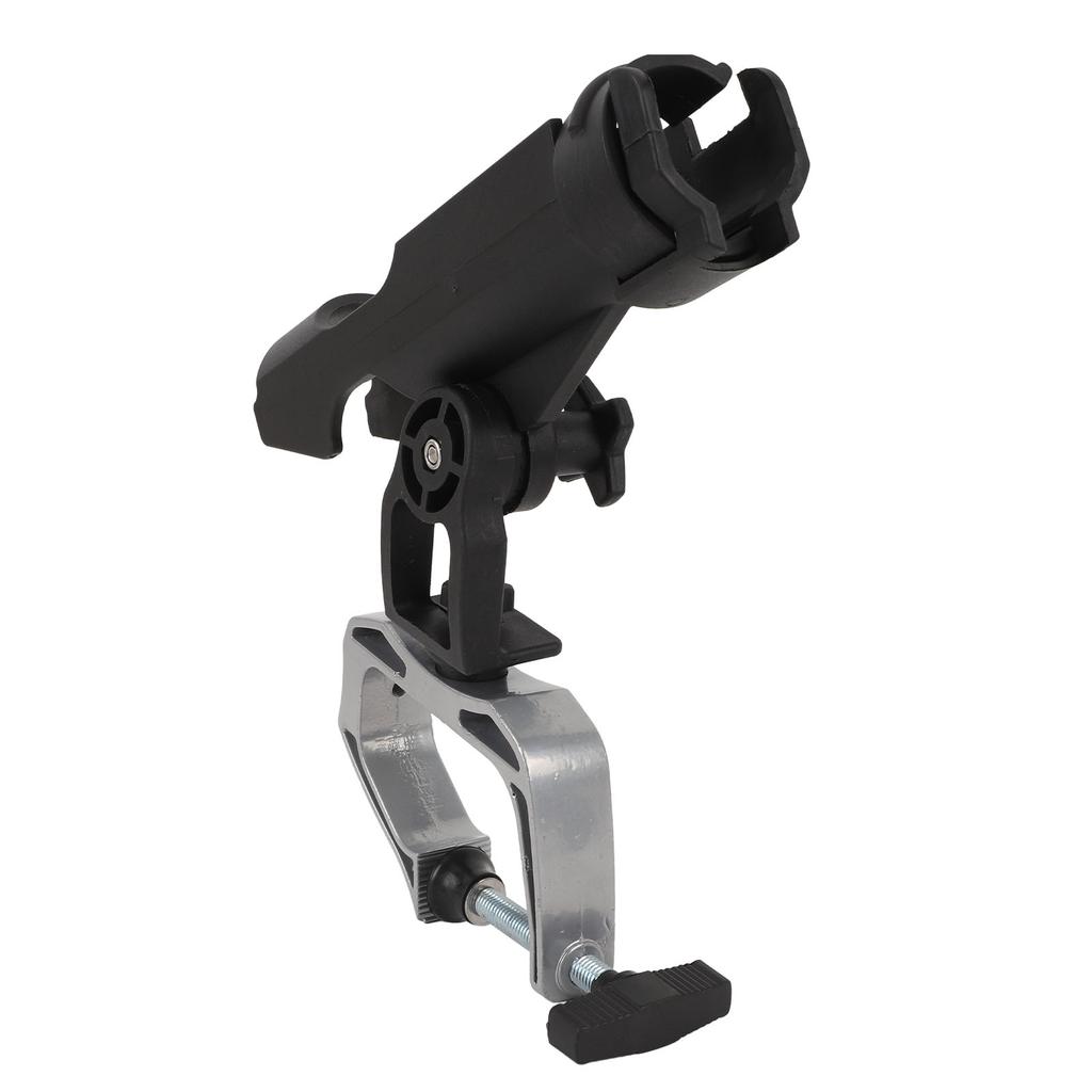 Fishing Boat Rods Holder with Large Clamp Opening 360 Degree Adjustable Fishing Rod Rack Fishing Holder