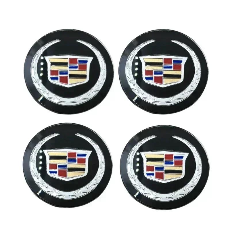 

60/65MM Car Wheel Center Badge Hub Emblem Stickers for Cadillac ATS BLS CT4 CT5 CT6 CTS ESCALADE EXT SLR SLS SRX STS XT5 XT6 XTS 60MM