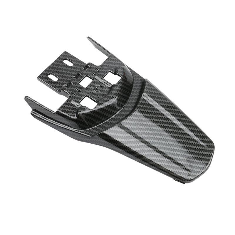 Sur-Ron Light Bee Carbon Fiber Fender Kit: Rear Shock Absorber Splash Guard and Extended Mudguard