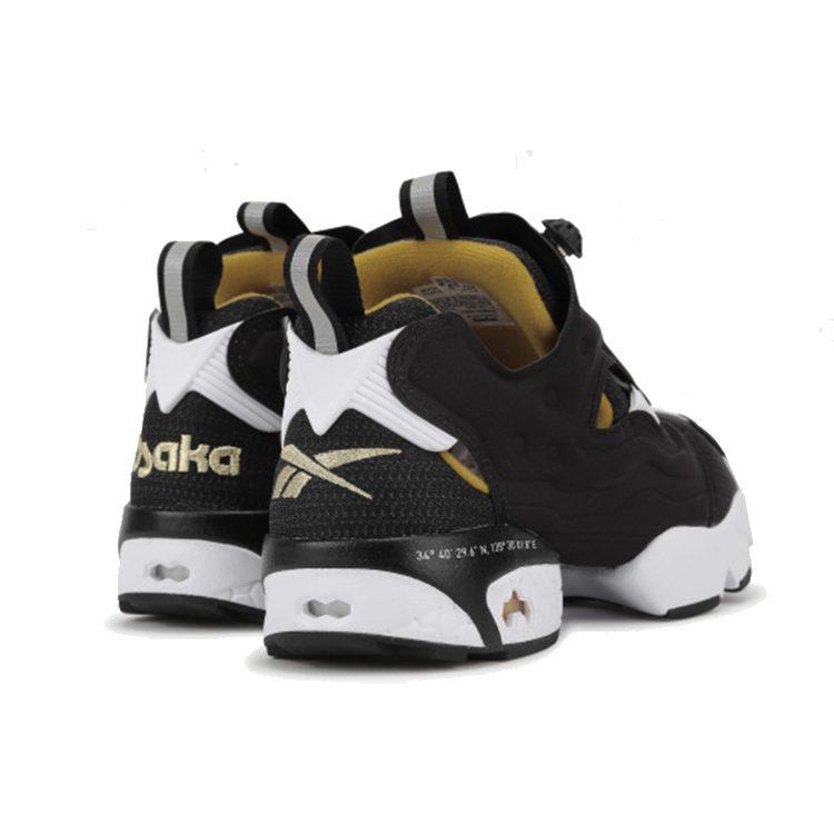 Reebok Instapump Fury Mesh, Ammortizzazione in Tessuto Scarpe Basse Casual Unisex Nero FW4754