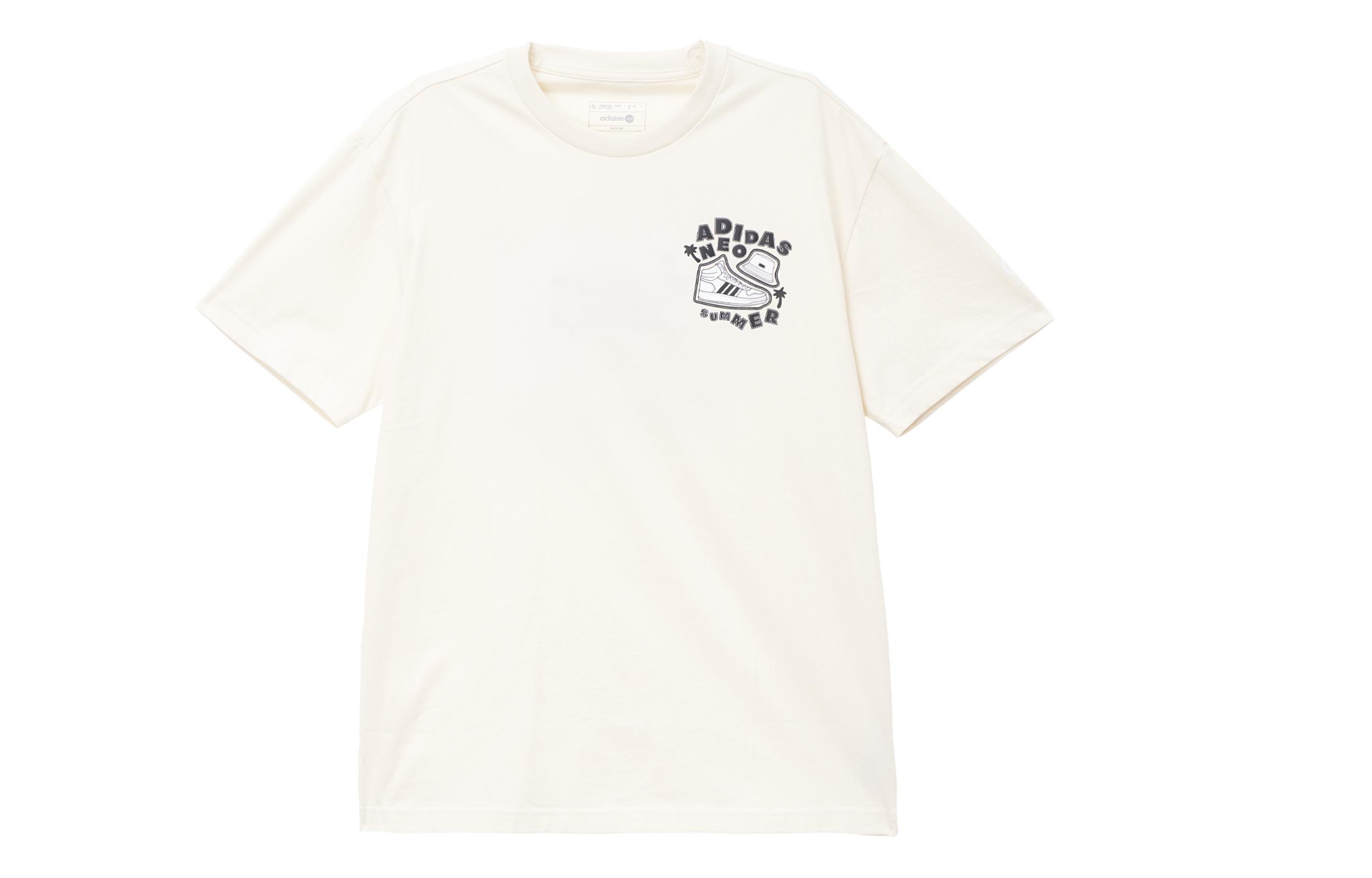 Adidas Neo T Shirt Unisex Beige HS8851 XS