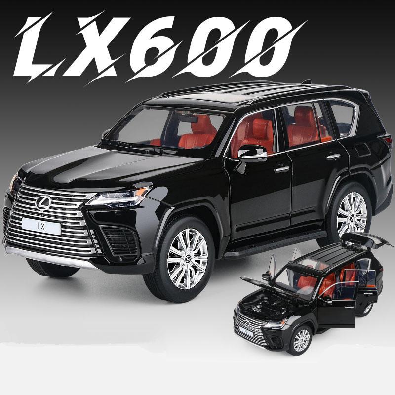 New 1/32 Lexus LX600 SUV Alloy Luxy Car Model Diecasts Metal Off-road Vehicles Car Model High Simulation with Light Childrens Toy Gift