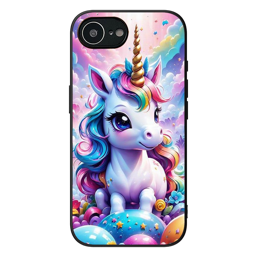 Unicorn Horse Comics Cartoon for Samsung Galaxy A25 A37 A57 A12 A14 A31 A41 A50 A51 A70 A71 A72 A21S A04 M15 Note 20 9 8 10 Case
