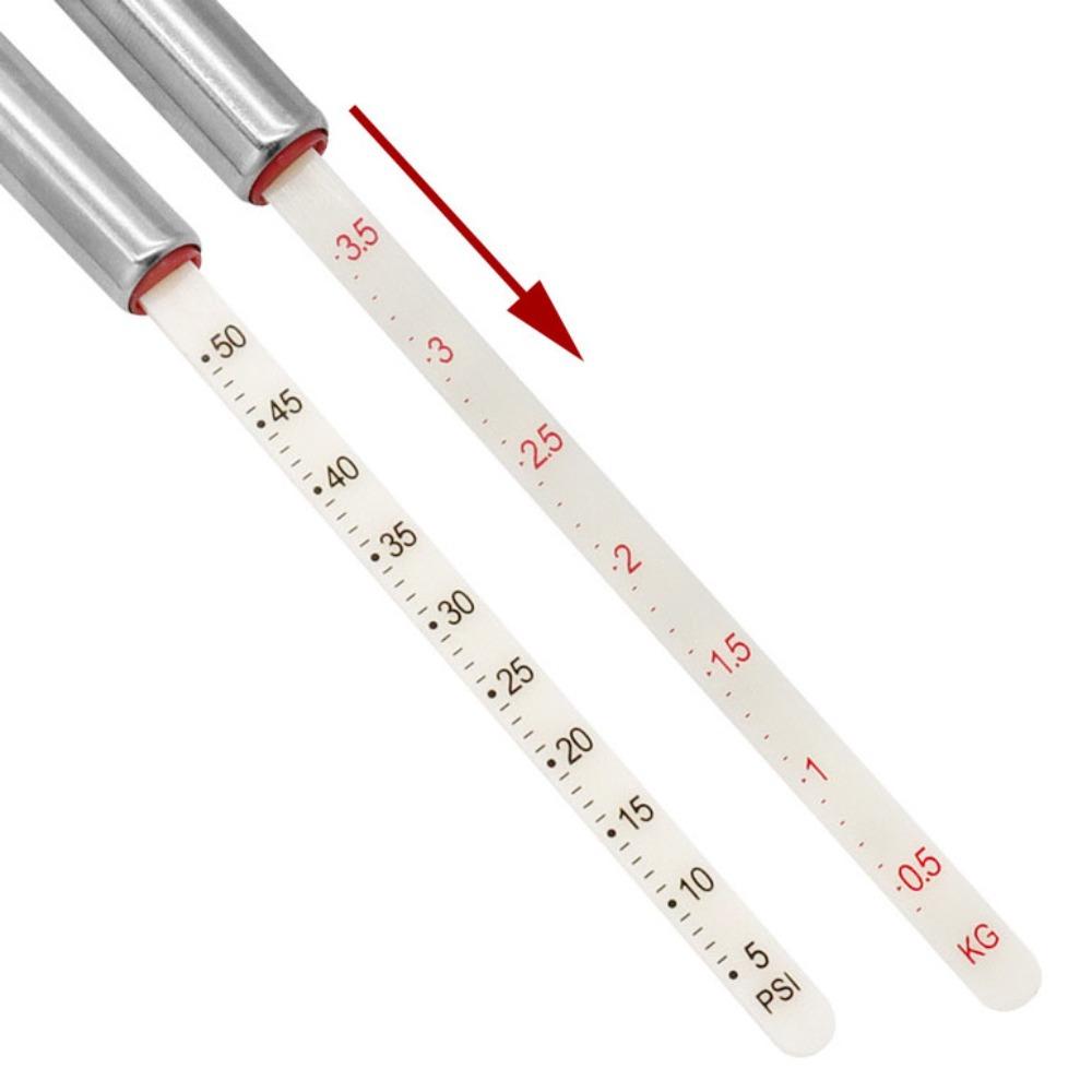 5-50PSI Tyre  Air Pressure Test Meter Pen Shaped Tire Pressure Test Pen Durable Tire Gauge