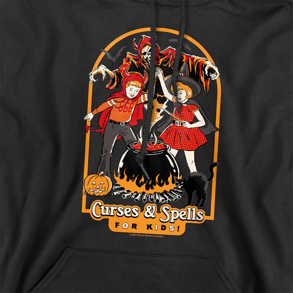 Steven Rhodes Unisex Adult Curses & Spells Hoodie