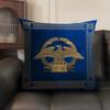 Gold Imperial Eagle Rome Spqr Cushion Cover Natural Linen Organic Fabric Double-Sided Printing Sofa Home Decor Gift Pillow Case