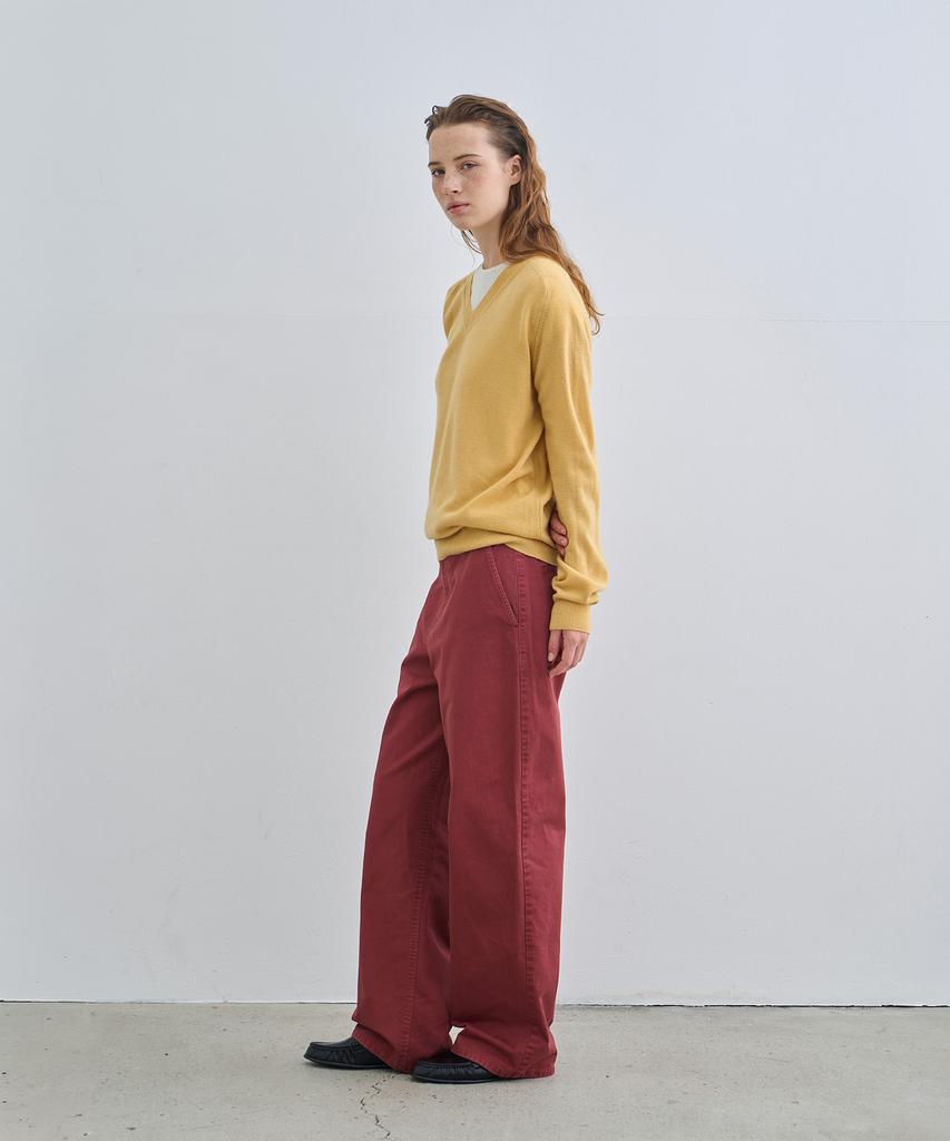 JEONGGAM STUDIOS Soft V-Neck Knit_2 Color
