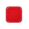 Dice Plate Foldable Dice Tray Leather Game Four Corners Folded Tray Hexagon Dice Game Storage Tray Home Decoration Storage Tray