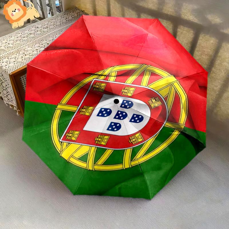 1pz Ombrello Squadra di Calcio Ombrello Pieghevole Portatile Struttura a Ossa di Ferro Struttura Ossea Struttura Esterna per Casa