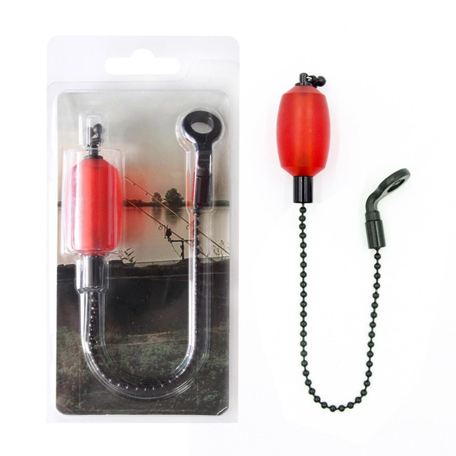 

Bright LED Swing Detection Fishing Alarm Tool Multicolor LED Carp Alarm for Various Weather Conditions красный