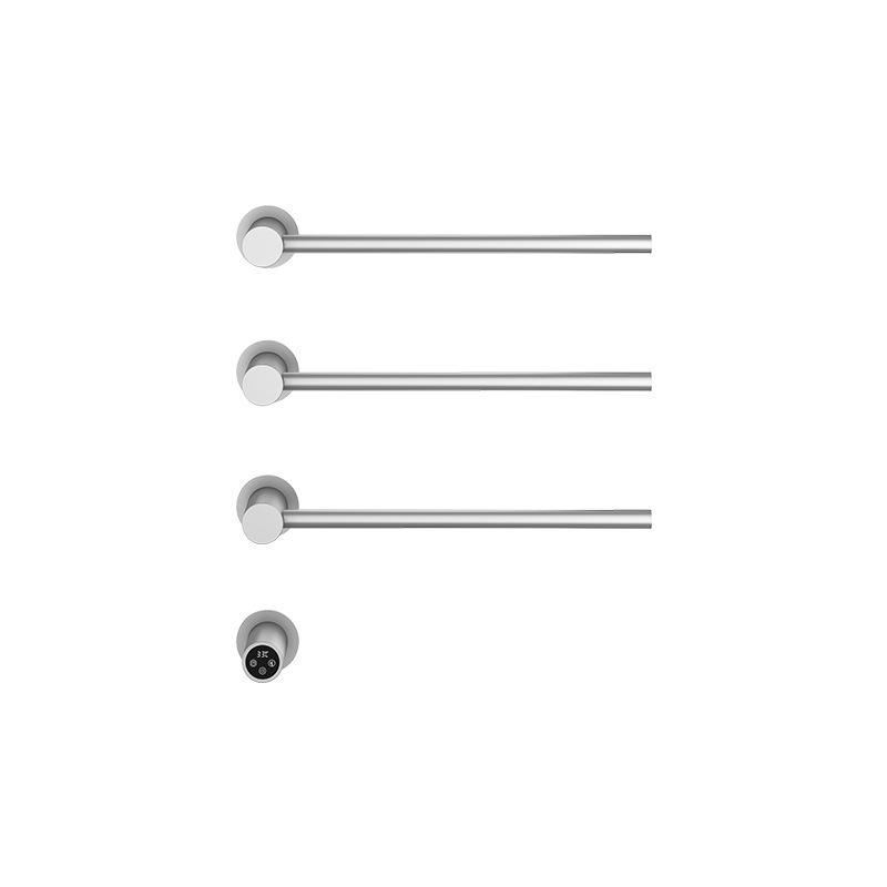 Smart Temperature Control Bathroom Electric Heated Towel Rack with Carbon Fiber Heating and Concealed Mount