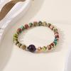 Elegant Cross-Border Imperial Stone and Amethyst Bead Bracelet