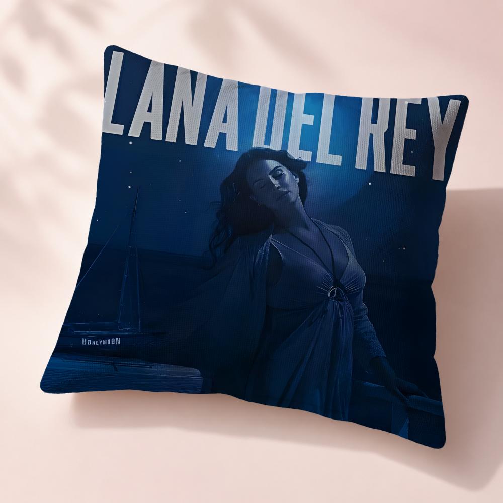 Celebrity Lana Del Rey Cushion Cover Premium Reversible Pillow Cover in Dual Comfort Decor for Home Car