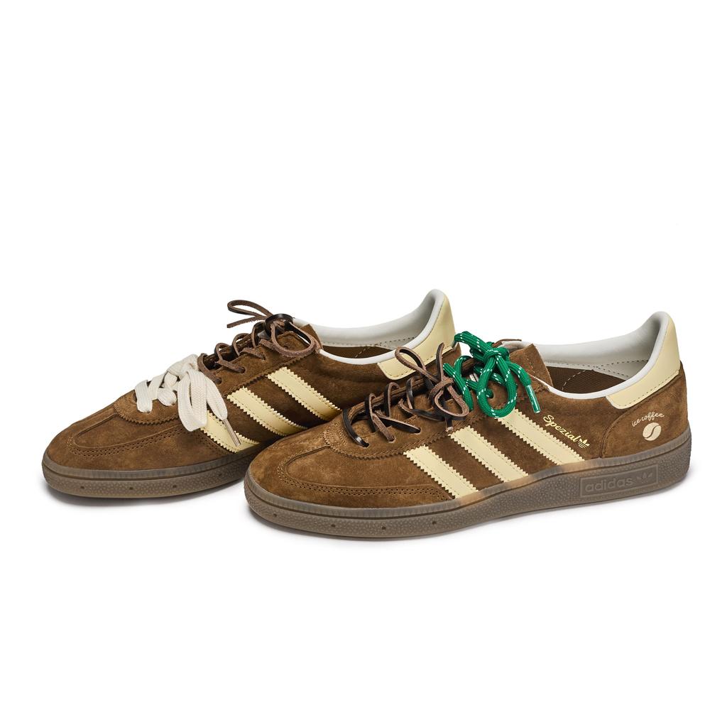 Adidas Originals HANDBALL SPEZIAL 811 Manufacturing, Baking Time Low top German Army Trainers Unisex Beige Green Brown KI5938(Team80-)