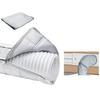 Home Cooling Setup White Protective Cover Sleeve Easy Installation AC Cover Duct Portable AC Cover Easy Installation Design