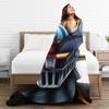 Mazinger Z Ufo Robot 3D Print Blankets Goldorak Anime Grendizer Wool Throw Blankets Bed Sofa Decoration Soft Warm Bedspreads