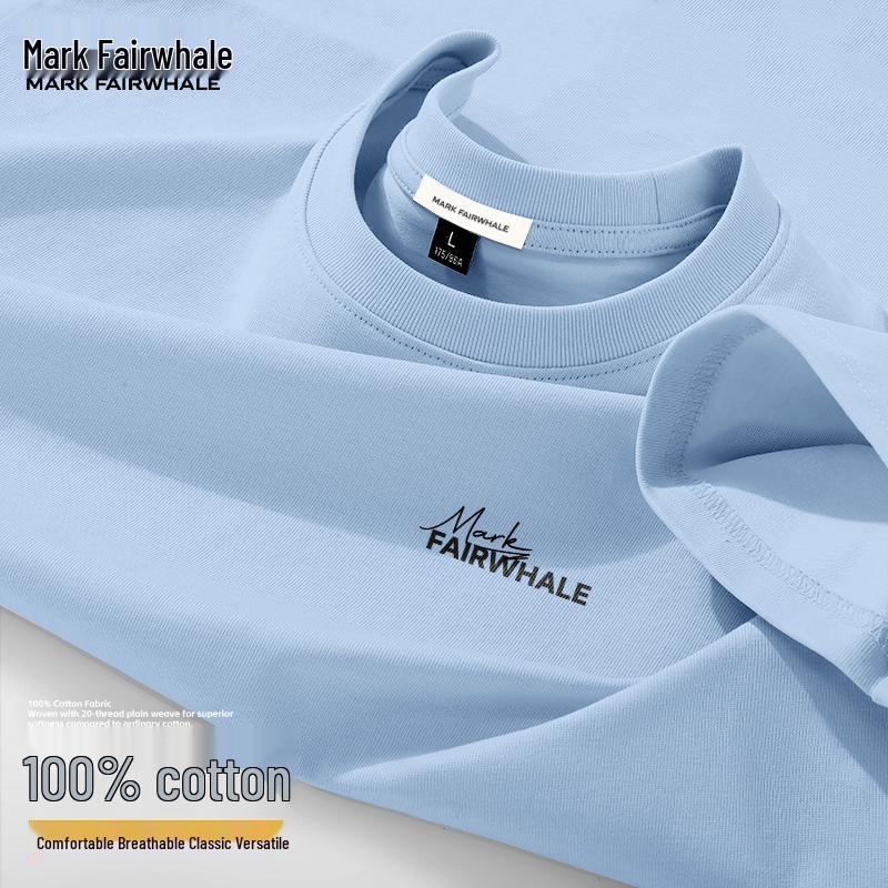 Mark Fairwhale Men's Casual Cotton Short Sleeve T-Shirt