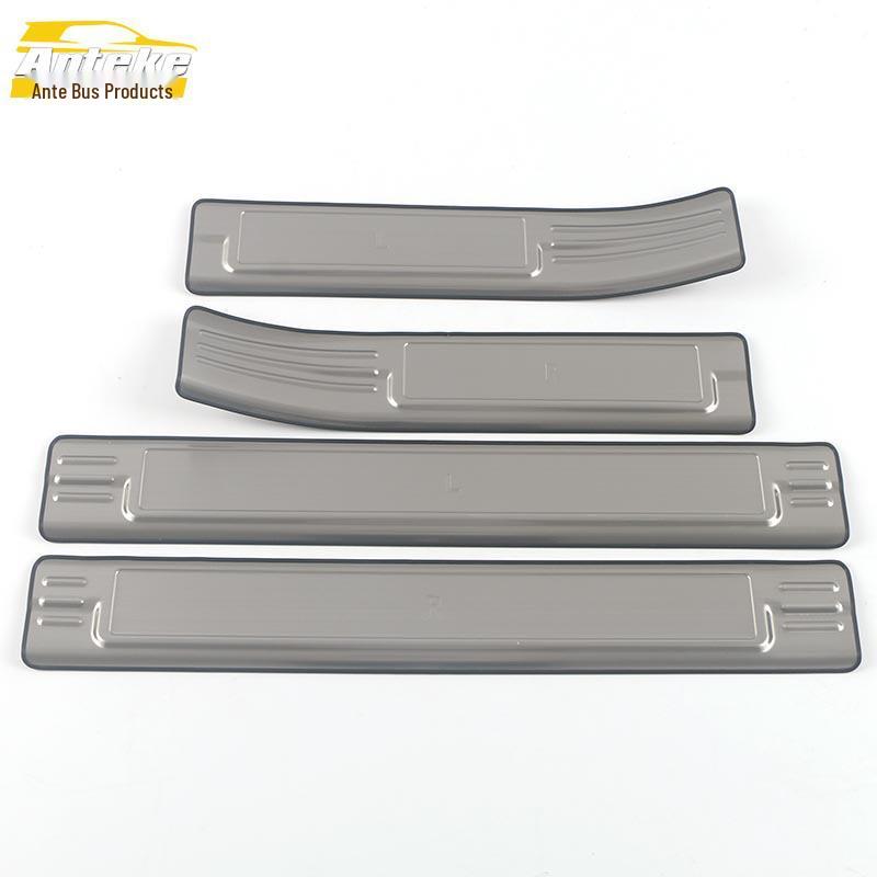 21 Mocha Sill Strip Decorative Patches: Stainless Steel Bumper Welcome Pedal Exterior Accessories