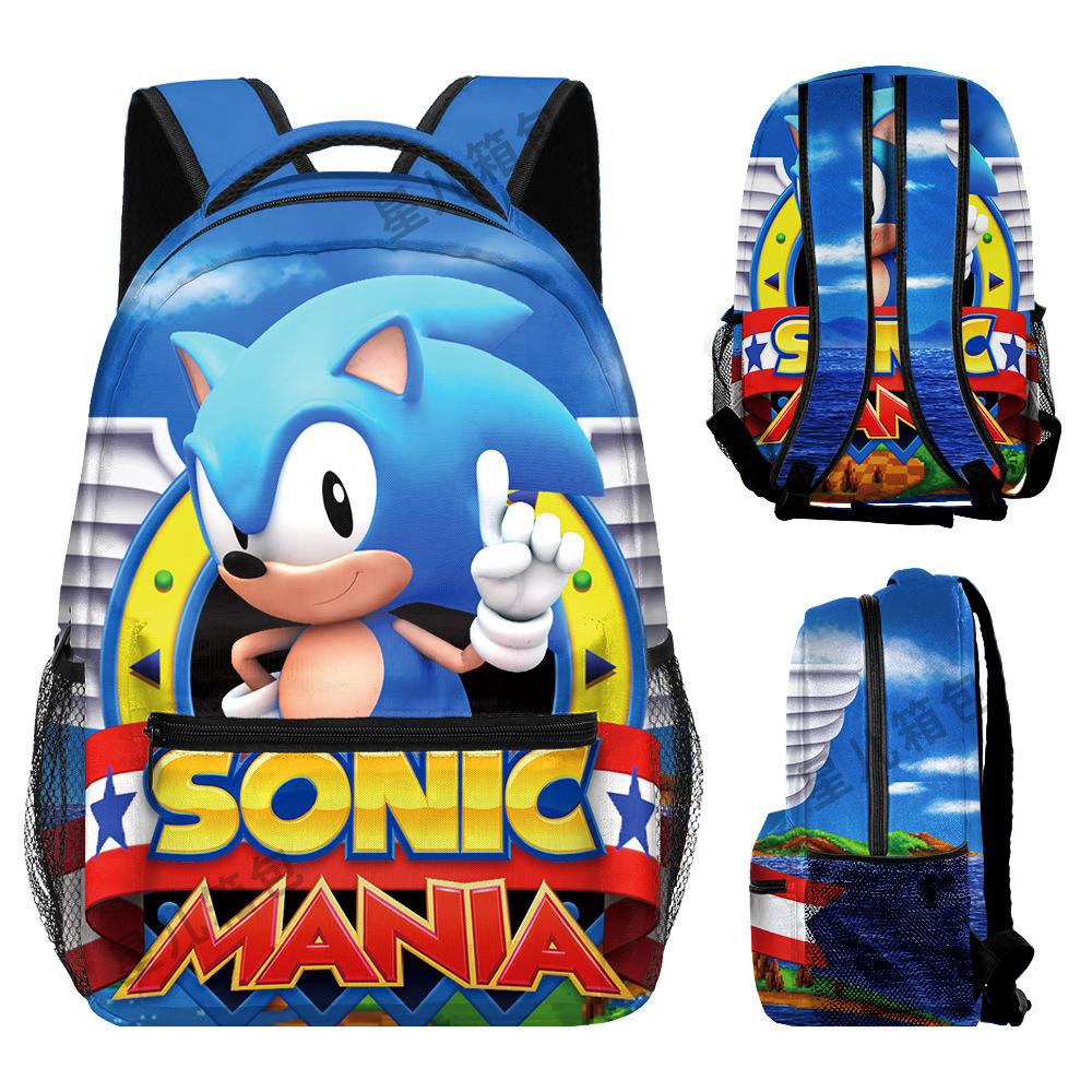 Source Backpack Sonic Primary And Secondary School School Bag Children'S Backpack Backpack Cartoon Bag