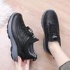 Fashion Women's Cotton Shoes Middle-aged and Elderly Thick-soled Non-slip Waterproof Walking Shoes Plus Velvet Warm Mother Sports Shoes