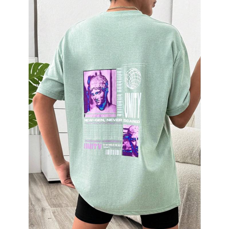 

Футболка с коротким рукавом и принтом Cottnline Pattern XS