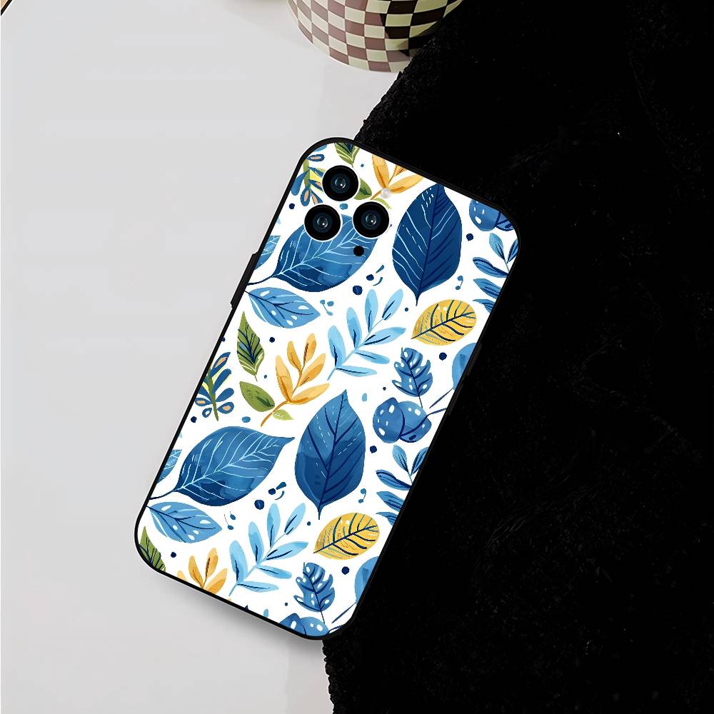 Art Flower For Iphone 17 Air 16 Pro Max 15 14 13 Full Cover Anti-Shock MagSafe Cover