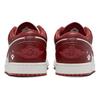 Jordan Air Jordan 1 Slip Resistant Abrasion Resistant Low Top Vintage Basketball Shoes Men's Red FJ3459-160(Team181-)