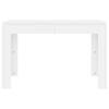 Dining Table White 120 x 60 x 76 cm Particleboard