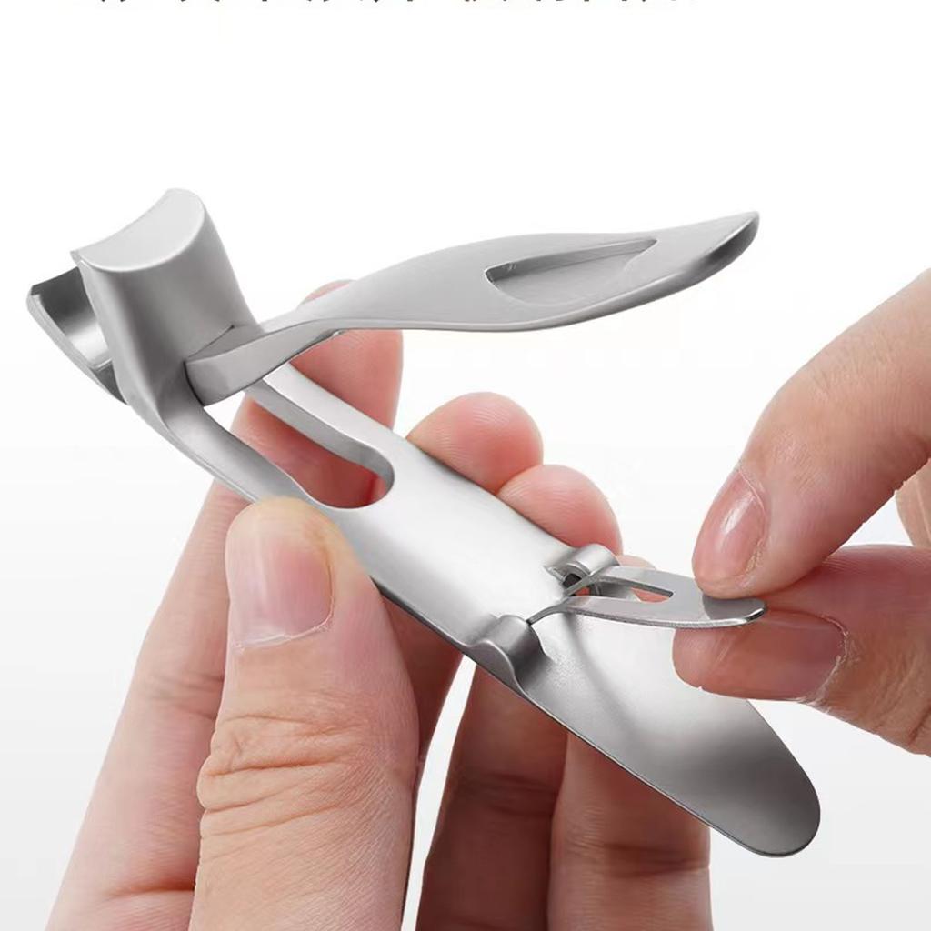 Nail Clippers for Seniors Thick Toenails Large Angled Head Ergonomic Wide Opening Heavy Duty Cutter
