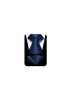 [Enlision] Men's Business Necktie Brand: Stylish Silk Necktie Set with Pocket Square - Navy Woven Stripe Pattern - Suitable for Commuting, Meetings,