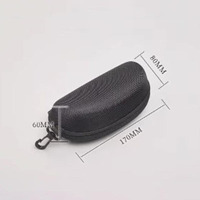 Portable Hard Oxford Cloth Zipper Box Eyewear Storage Case Sunglasses Reading Glasses Carry Bag Eyeglass Packaging Case