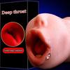 Sex-Spielzeug Silikon mit Zähnen Oralsex Männlicher Masturbatorbecher Echtes Silikon Taschentaschen-Vagina Sex
