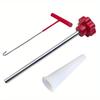 23pcs Car Valve Stem Tool Tire Valve Stem Puller Auto Tire Installer Tool T-Hook Car Puller Wheel Tire Remover Accessory