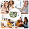300ml Glass Iced Coffee Cups Milk Cup Aesthetic Double Wall Drinkware Glass Drinking Cups Coffee Mug For Home Office Kitchen