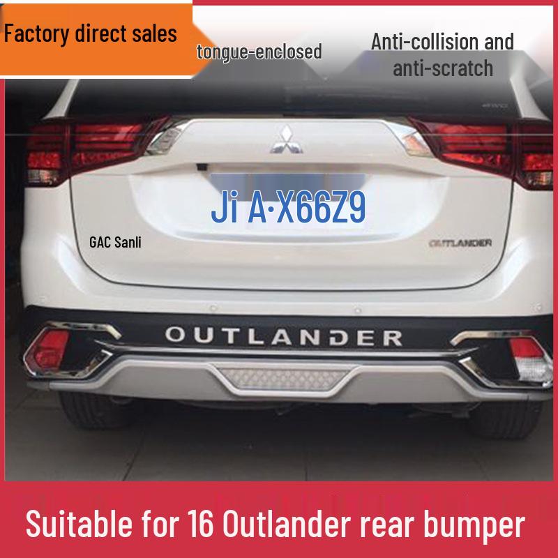 Mitsubishi Outlander 2016-2019 Front & Rear Bumper Guard Modification Accessories