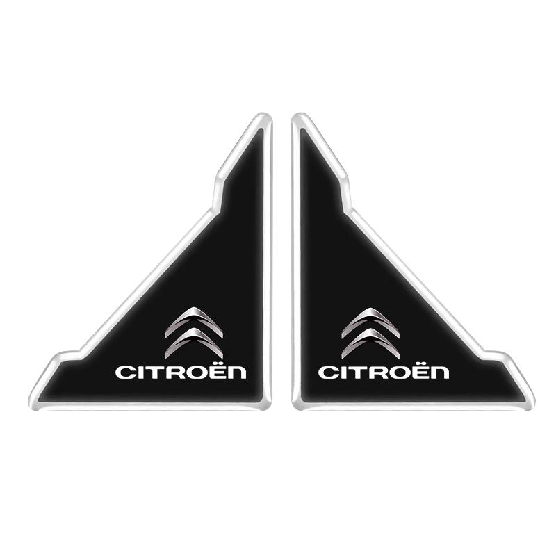 PJHC7 2Pcs Car Door Corner Protector Stickers Decoration For Citroen C4 C3 C2 C1 C5 DS3 Berlingo Grand Jumper Car headrest