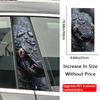 Black Mamba Snake Car Stickers Waterproof Auto B-Pillar Decor Cover Scratches Sunscreen Doors Pillar Trim Auto Accessories