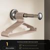 Plastic Suction Cup Wall Mount Organizer With Telescopic For Bathroom And Bedroom Storage
