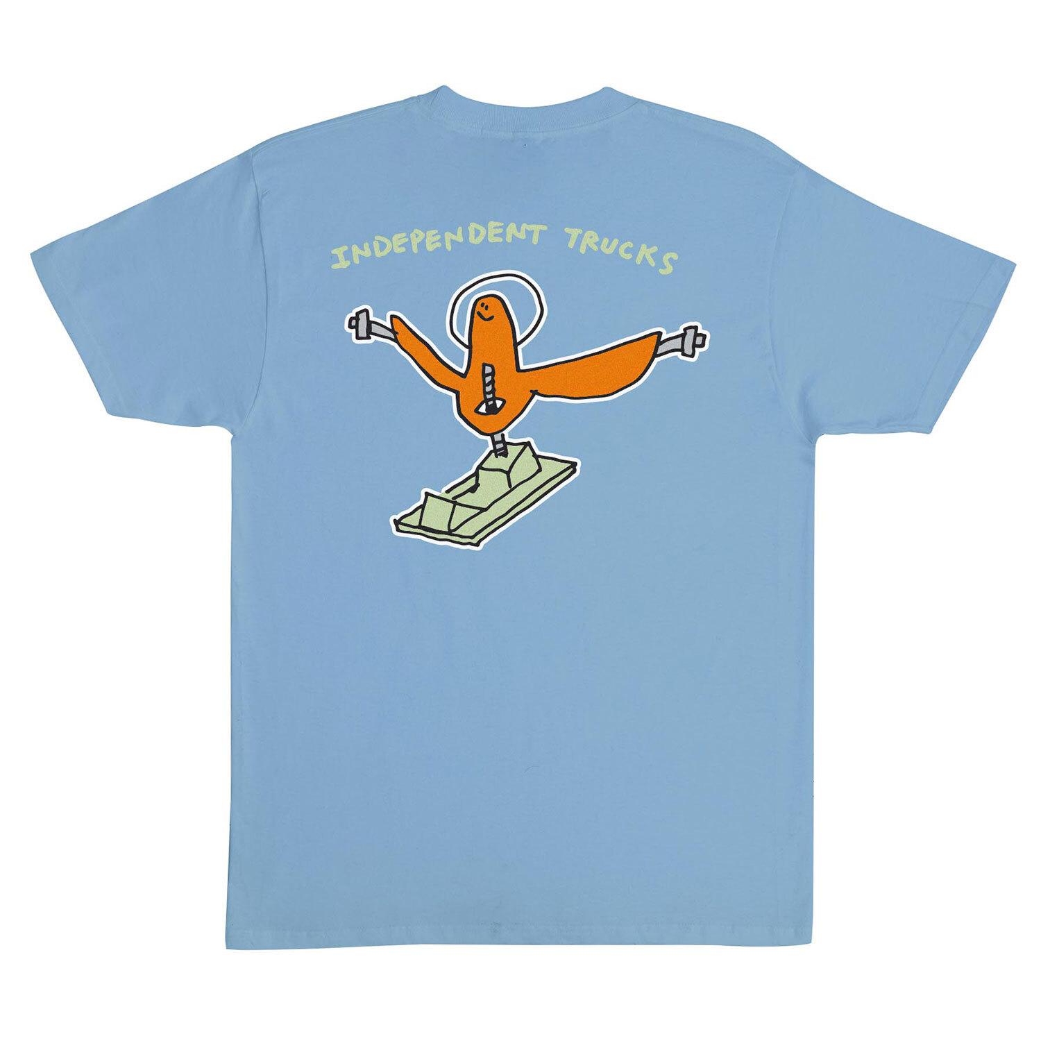 New Independent Trucks Shirt Gonz Hanger Stone Blue S