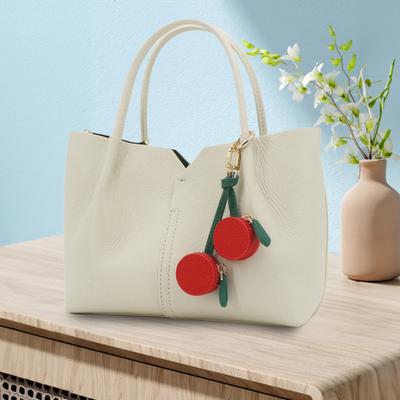 Cute Fruit Coin Purse Zippered Blueberry Wallet Bag Charm Avocado Peach Watermelon Keychain Charm Mini Pouch Gift for Women Girls
