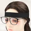 Rhinoplasty Glasses Holder Adjustable Non Slip Silicone Nose Guard Eyeglasses Suspension for Comfortable Support Black with Round Dot Glue