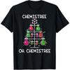 Chemistree Ugly Christmas Tree Chemistry Science Pun T Shirts Men Streetwear Tee Shirt Short Sleeve Unisex Loose Clothing