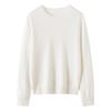 Lekasha Women's 100% Pure Cashmere 12-Gauge Knitted Round Neck Sweater