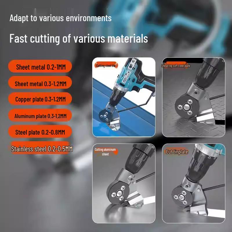 Handheld Electric Drill Metal Shears Conversion Head