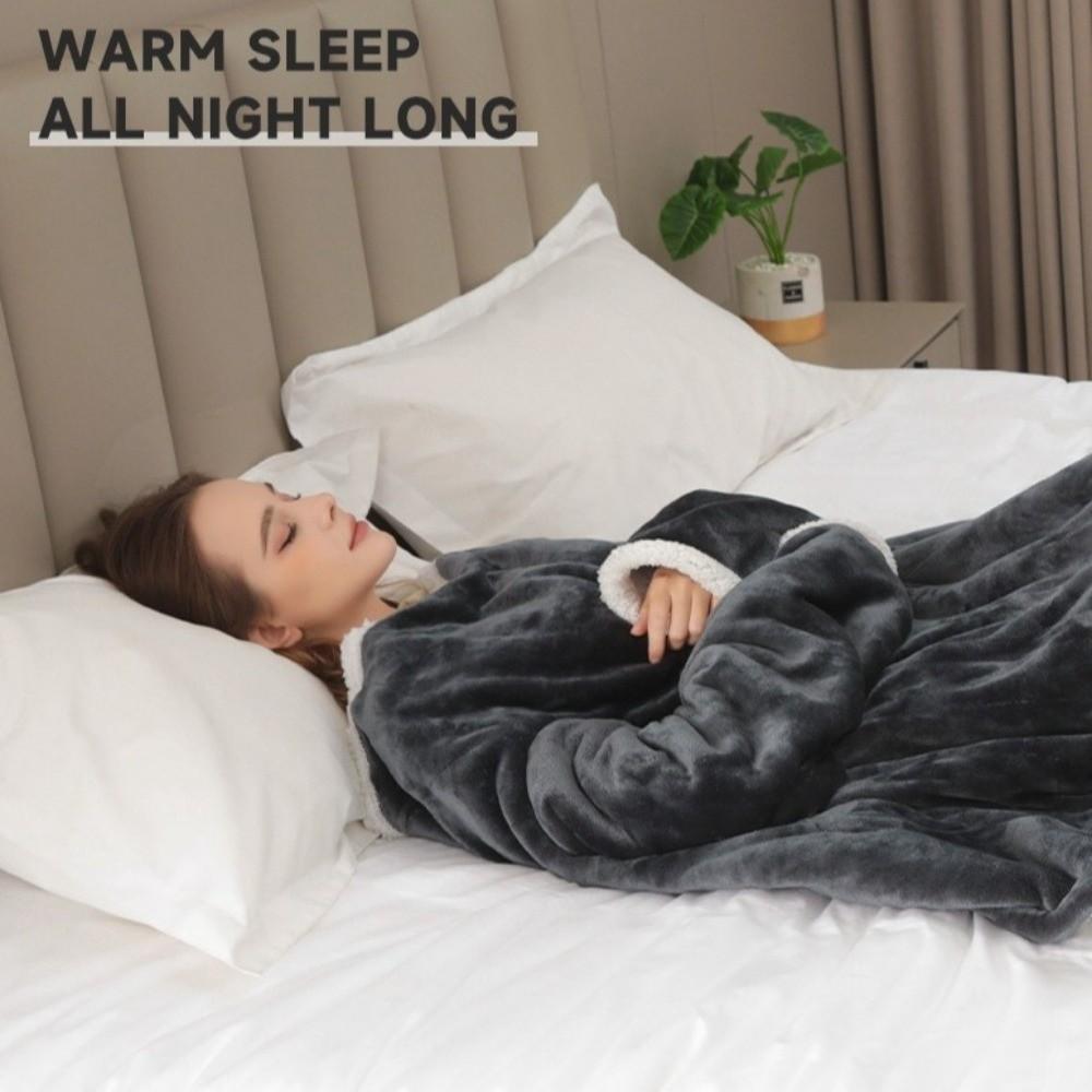 6-8 Heat Levels Electric Wearable Heated Blanket Constant Temperature Hooded Heated Wrap Bedroom