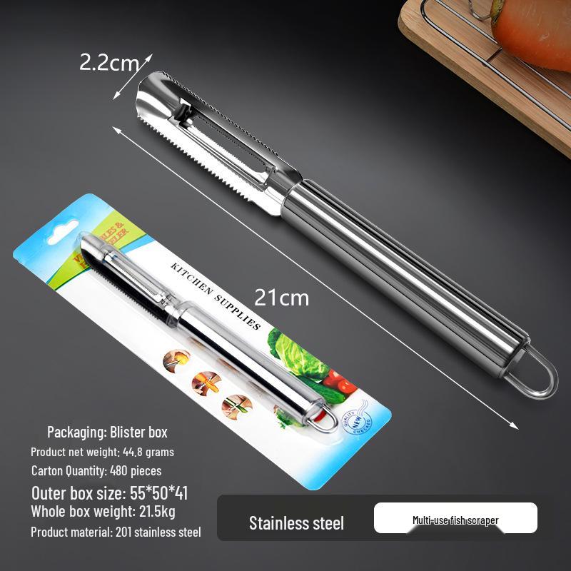 Multifunctional Stainless Steel Apple Peeler and Scraper