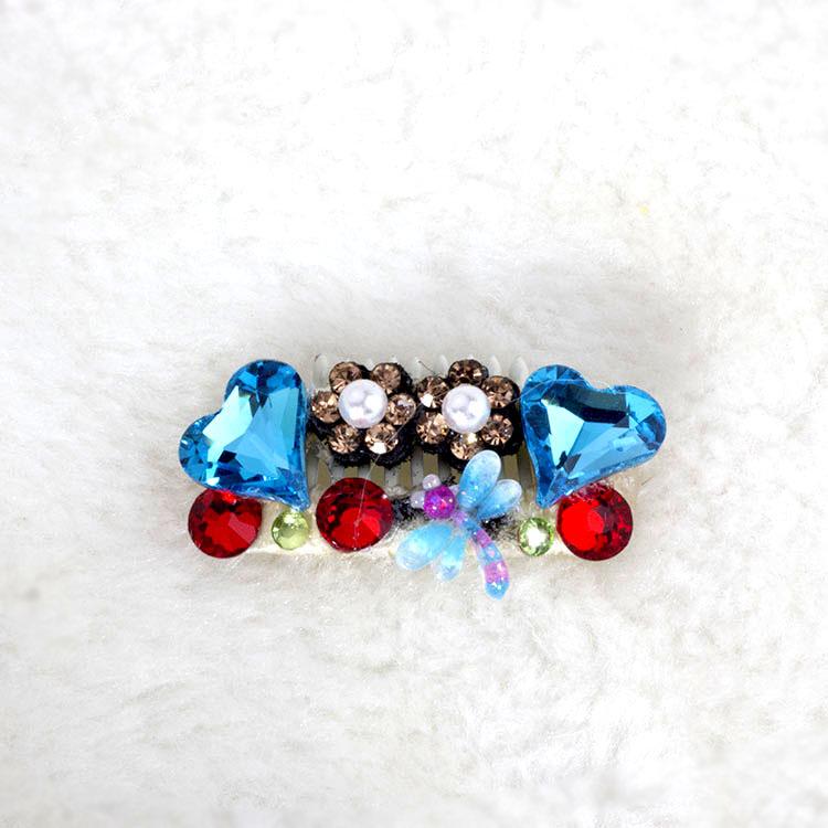 Universal Full Diamond Cat & Dog Hair Clip - Princess Style for Yorkies, Teddy, Maltese